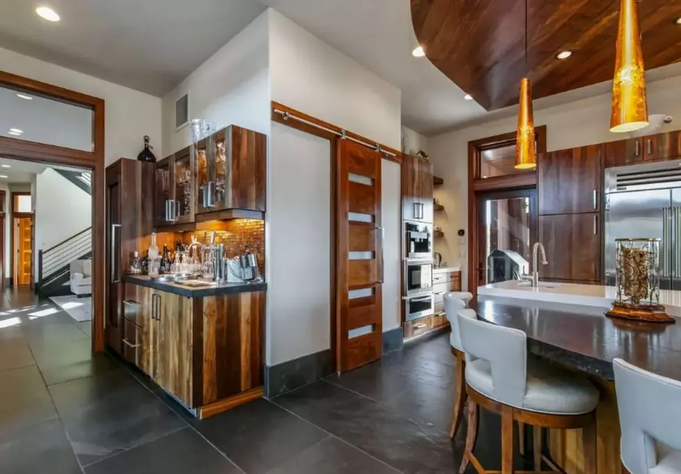 Throw some lively parties in your kitchen with a built-in bar