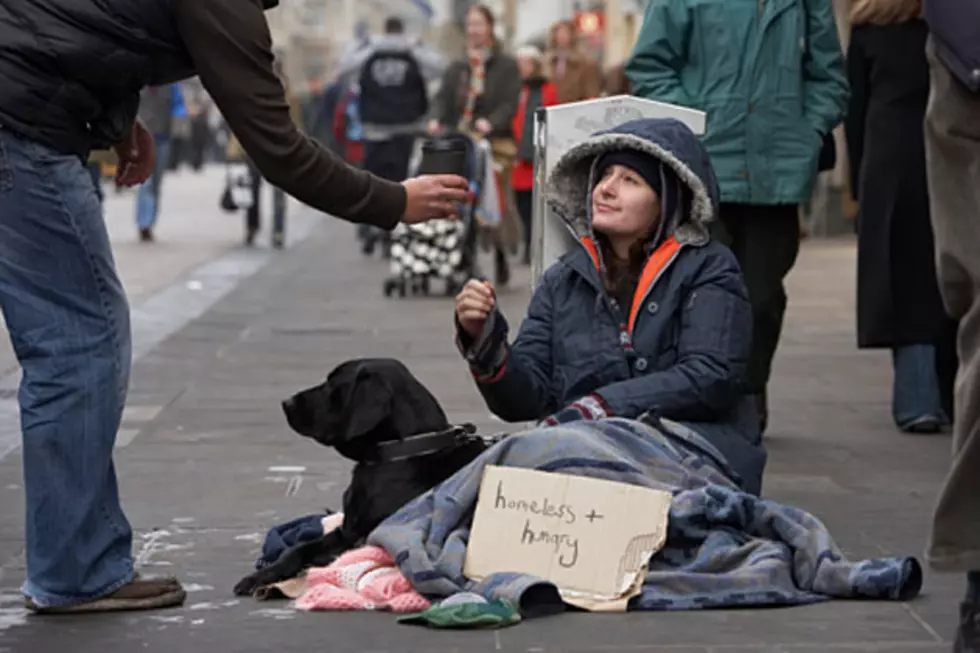 9 Yr Old Girl Gives To The Homeless